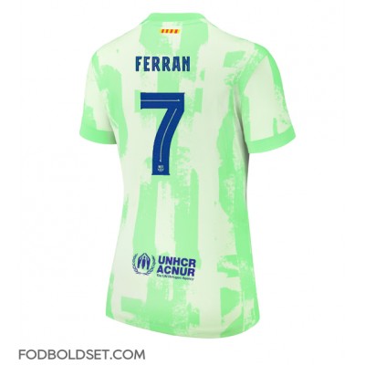 Barcelona Ferran Torres #7 Tredjetrøje Dame 2024-25 Kortærmet Barcelona Ferran Torres #7 Tredjetrøje Dame 2024-25 Kortærmet